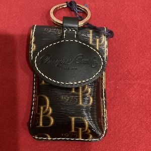 Dooney and Bourke Credit Card Case w/Key Ring NWT